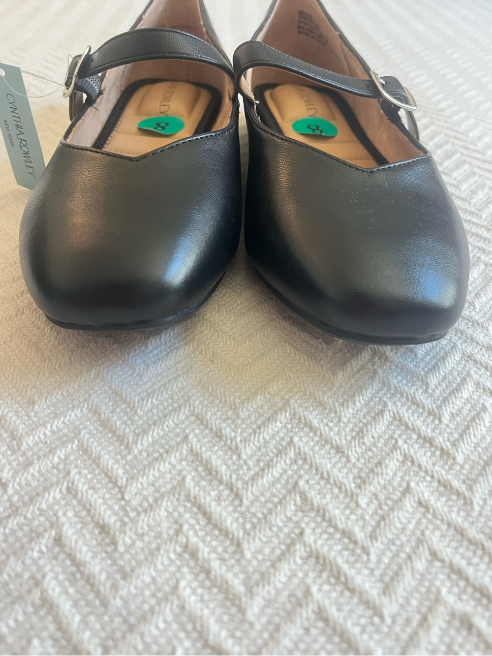 Cynthia Rowley Black Mary Jane Flats - Picture 3 of 9